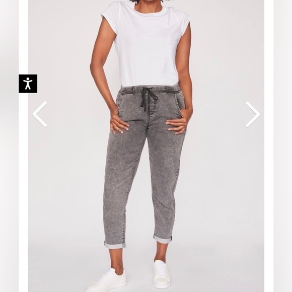 Salt wash black crop pants size Large - Picture 1 of 5